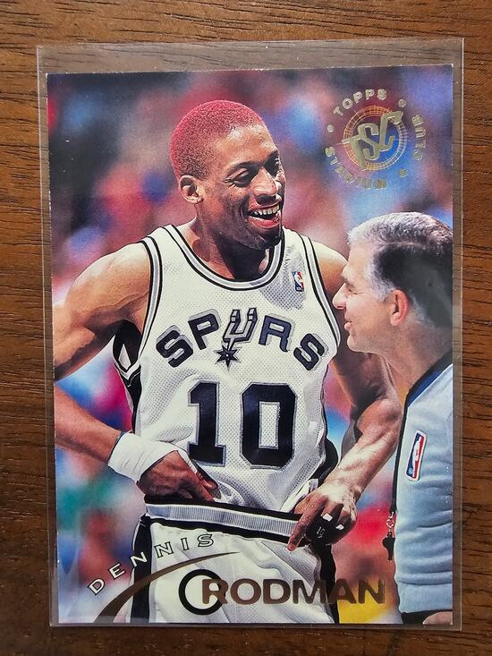 Topps Other - Dennis Rodman 1994-1995 Topps Stadium Club (TSC) #72 - Spurs - NBA - Fresh Pull